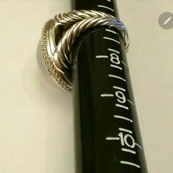 David Yurman Moonstone MOP Ring - Picture 8 of 8